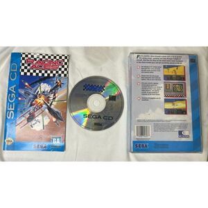 Racing Aces (Sega CD, 1993) Complete CIB w/ Reg Card - Tested - Authentic